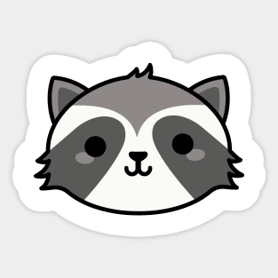 Cute racoon Sticker